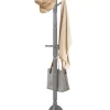 COSTWAY Wäschekörbe & -Ständer<175 cm Garderobenständer in Grau