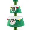 COSTWAY Katzen<153 cm Kratzbaum für Weihnachten Katzenbaum in Grün