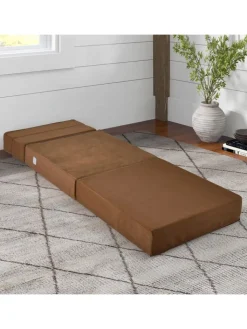 COSTWAY Betten & Matratzen<3 in 1 Schlafsofa in Braun