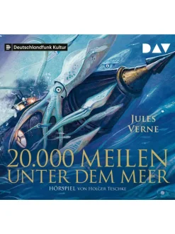 Der Audio Verlag Hörbücher<20.000 Meilen unter dem Meer | Hörspiel mit Matthias Habich, Stefan Kaminski...