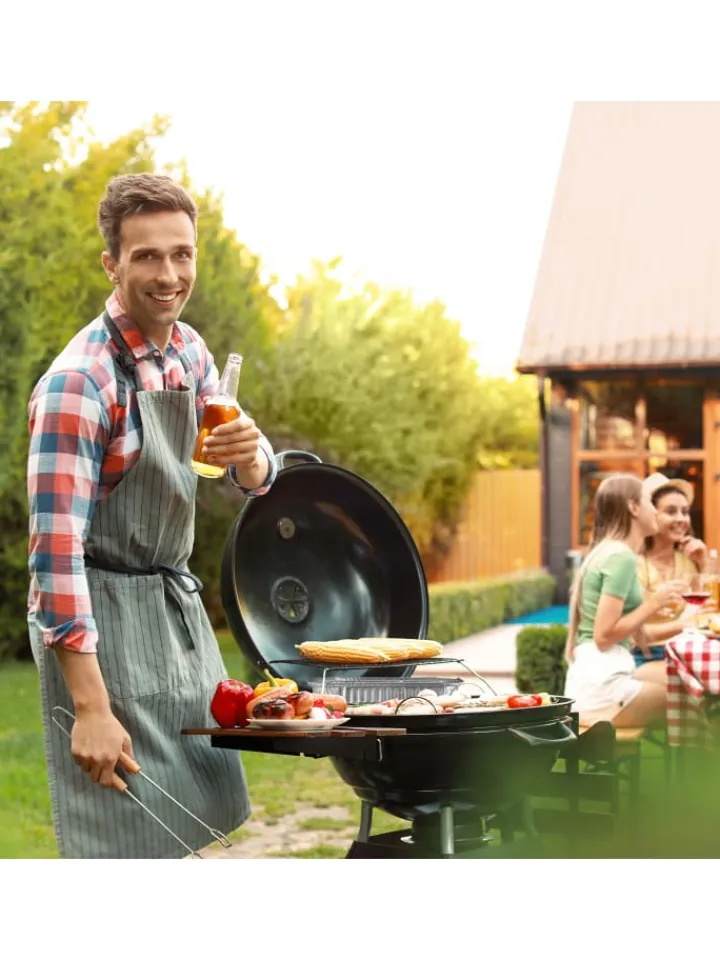 relaxdays Grillen<25 x Aluschalen in Silber - (B)31 x (H)4,5 x (T)21 cm