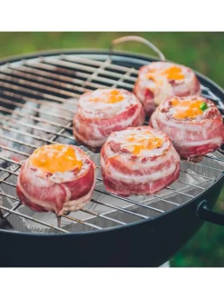relaxdays Grillen<25 x Aluschalen in Silber - (B)31 x (H)4,5 x (T)21 cm