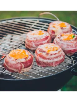 relaxdays Grillen<50 x Aluschalen in Silber - (B)18,5 x (H)4,5 x (T)13 cm