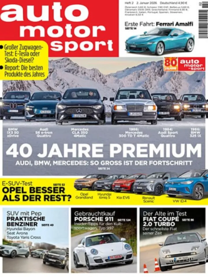 Hubert Burda Media Sonstige Gutscheine<13 x AUTO MOTOR UND SPORT Zeitschrift (Gutschein für Halbjahres Abo)