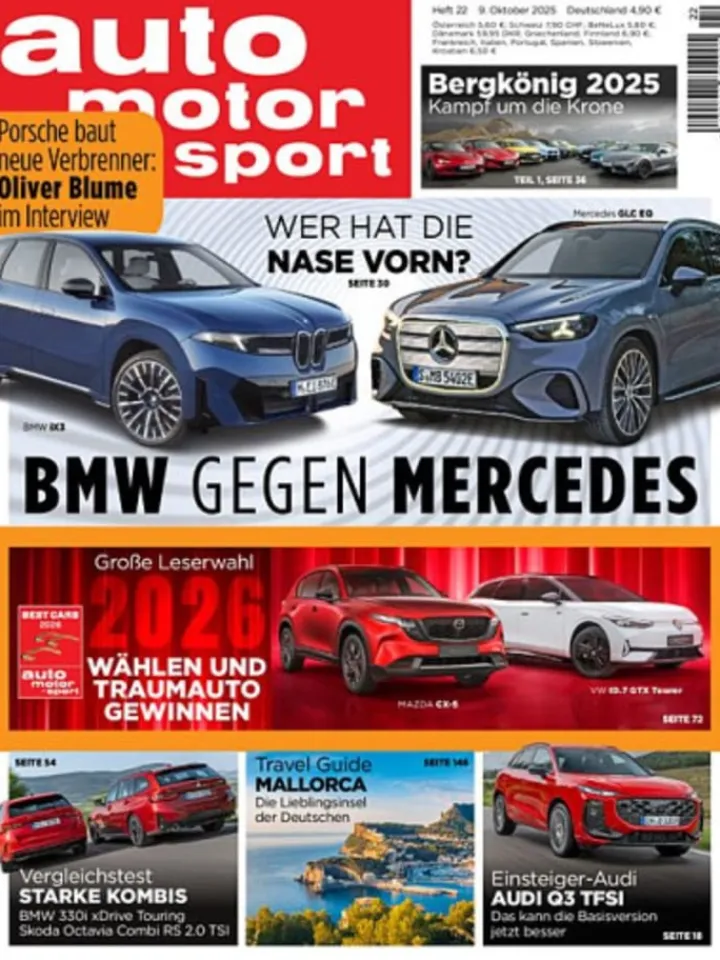Hubert Burda Media Sonstige Gutscheine<13 x AUTO MOTOR UND SPORT Zeitschrift (Gutschein für Halbjahres Abo)