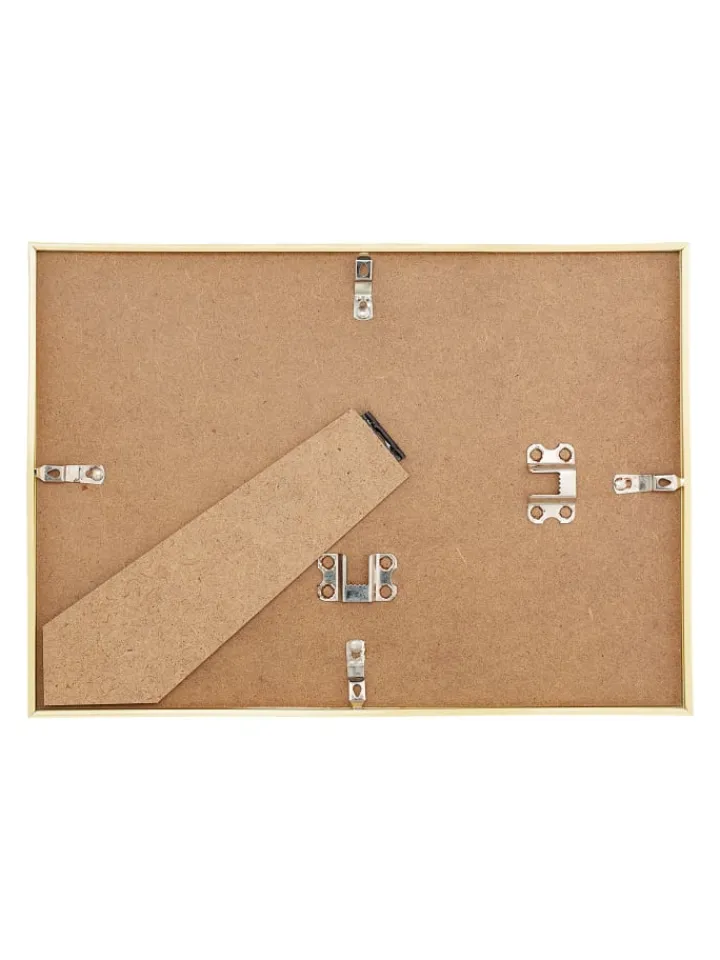 relaxdays Foto & Video<4 x Bilderrahmen "A4" in Gold