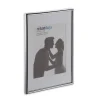 relaxdays Foto & Video<4 x Bilderrahmen "A4" in Silber