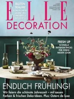 Hubert Burda Media Sonstige Gutscheine<6 x ELLE DECORATION Zeitschrift (Gutschein für Jahres Abo)