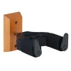 relaxdays Weitere Haushaltshelfer<2 x Gitarrenhalter in Schwarz/ Natur