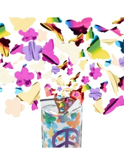 relaxdays Partyzubehör & -Dekoration<5 x Party Popper in Bunt - 40 cm