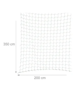 relaxdays Pflanzen & Zubehör<4 x Ranknetz in Grün - (B)350 x (H)200 cm