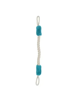 relaxdays Tür- & Zugluftstopper<2 x Türkordel in Beige/ Blau