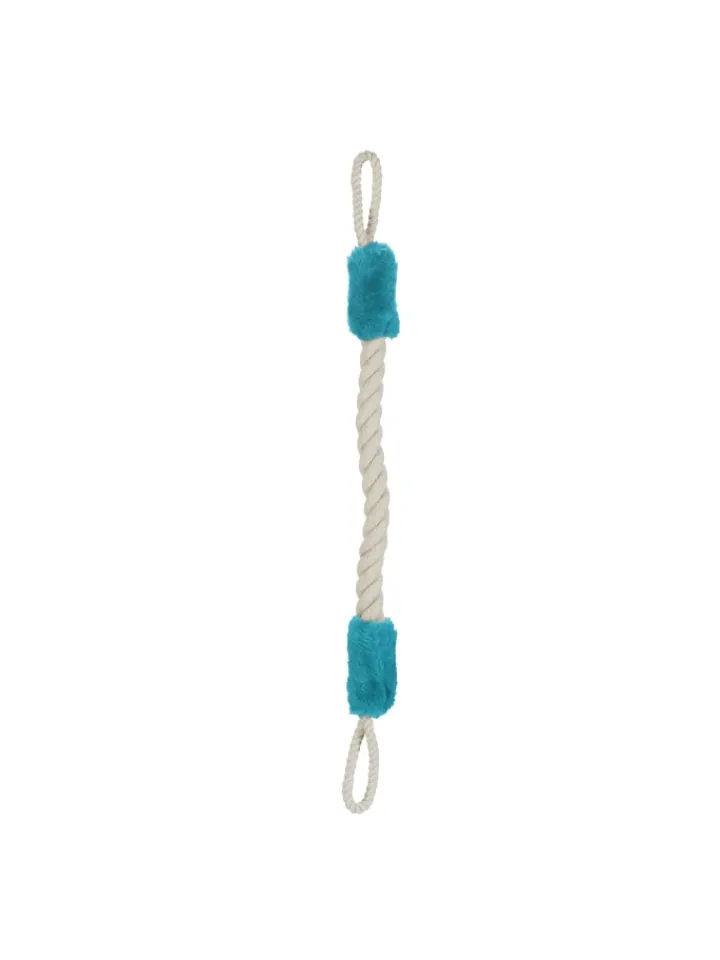 relaxdays Tür- & Zugluftstopper<2 x Türkordel in Beige/ Blau