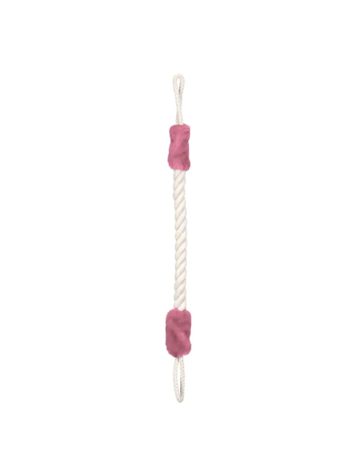 relaxdays Tür- & Zugluftstopper<10 x Türkordel in Creme/ Rosa