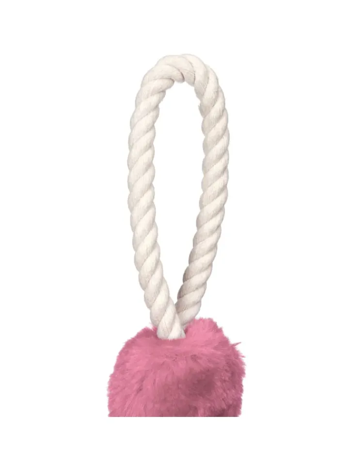 relaxdays Tür- & Zugluftstopper<10 x Türkordel in Creme/ Rosa