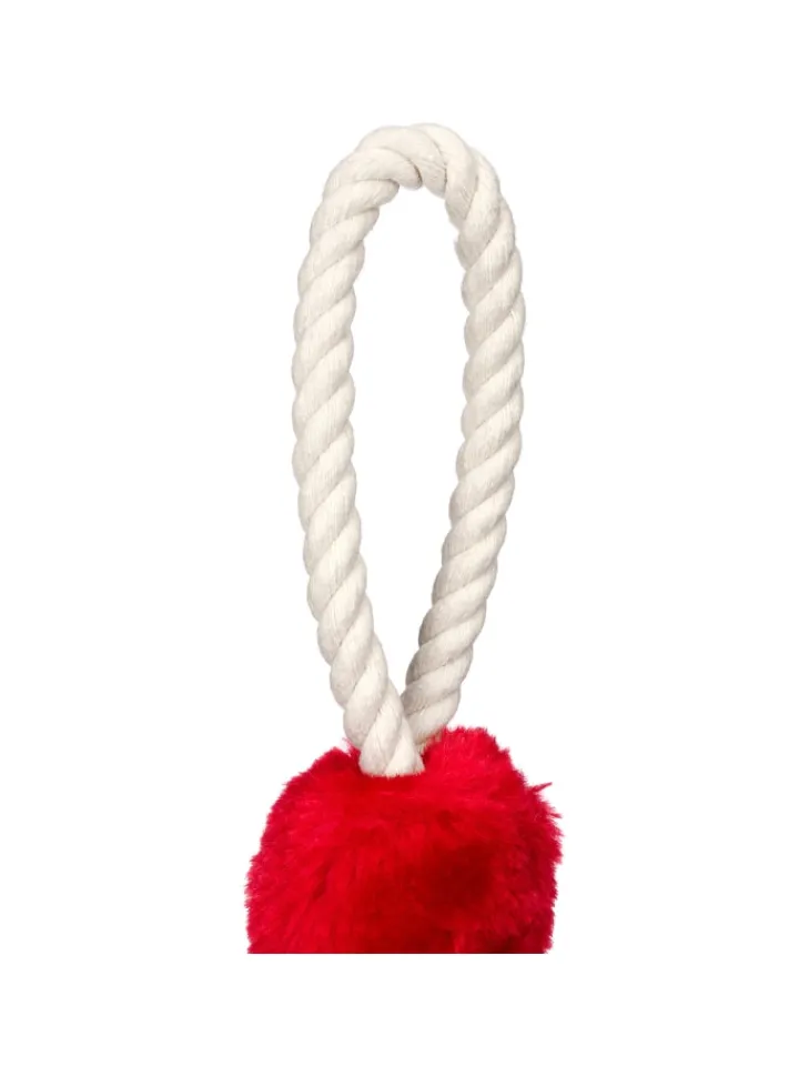 relaxdays Tür- & Zugluftstopper<10 x Türkordel in Creme/ Rot