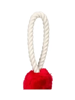 relaxdays Tür- & Zugluftstopper<2 x Türkordel in Creme/ Rot