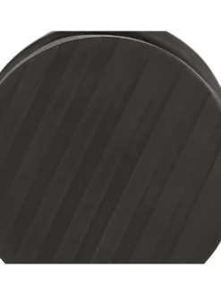 relaxdays Tür- & Zugluftstopper<3 x Türstopper in Bronze/ Schwarz - (H)7,5 x Ø 7 cm