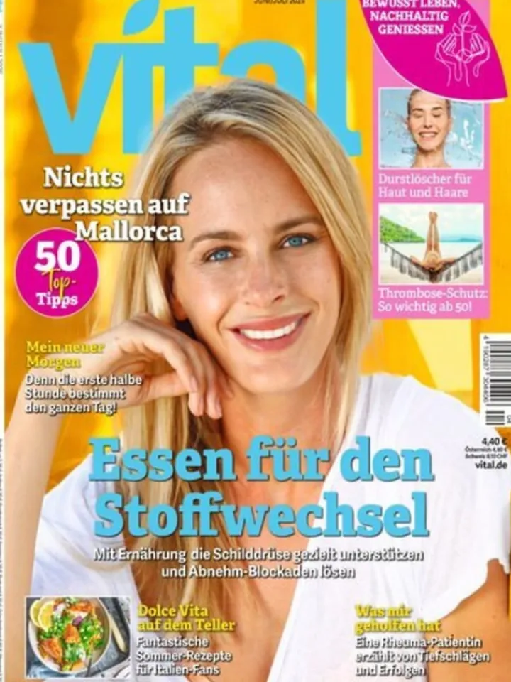Hubert Burda Media Sonstige Gutscheine<6 x VITAL Zeitschrift (Gutschein für Jahres Abo)