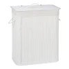 relaxdays Weitere Haushaltshelfer<2 x Wäschekorb in Weiß - (B)55 x (H)63 x (T)35 cm