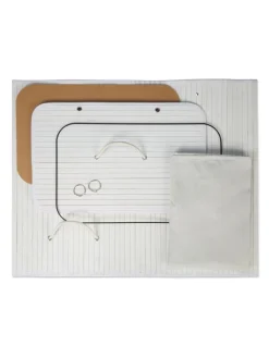 relaxdays Weitere Haushaltshelfer<2 x Wäschekorb in Weiß - (B)55 x (H)63 x (T)35 cm
