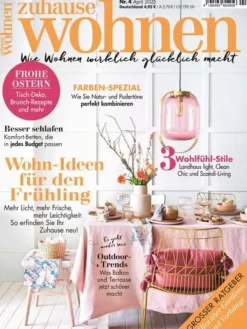 Hubert Burda Media Sonstige Gutscheine<10 x ZUHAUSE WOHNEN Zeitschrift (Gutschein für Jahres Abo)