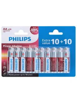 Philips Technikzubehör<AA-Batterien LR6 - 20 Stück