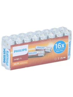 Philips Technikzubehör<AA-Batterien R6 - 16 Stück