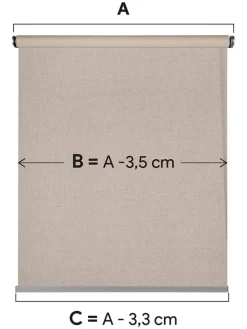 Selecta Stor Gardinen, Jalousien & Rollos<Abdunklungsrollo in Beige