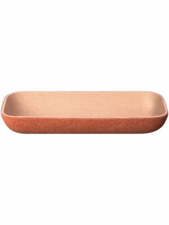 Blomus Aufbewahren & Servieren<Ablageschale "Herba" in Braunrot - (B)23,5 x (H)12,5 x (T)3 cm