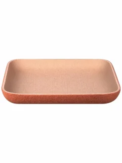 Blomus Aufbewahren & Servieren<Ablageschale "Herba" in Braunrot - (B)25 x (H)25 x (T)3 cm