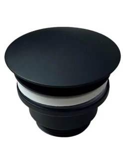 Schütte Badaccessoires<Ablaufventil in Schwarz - Ø 6,5 cm