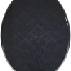Wenko Badaccessoires<Absenkautomatik-WC-Sitz "Bellevue" in Schwarz