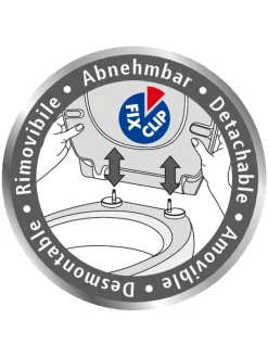 Wenko Badaccessoires<Absenkautomatik-WC-Sitz "Bellevue" in Schwarz