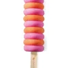 Donkey Putz- & Waschutensilien<Abwaschschwamm ''Crazy Curls'' in Orange/ Rosa - (B)6 x (H)26 x (T)6 cm