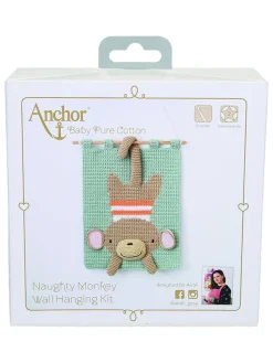 Anchor Kreativbedarf & Do-It-Yourself<Accessoires-Häkel-Set "Affe" in Grün