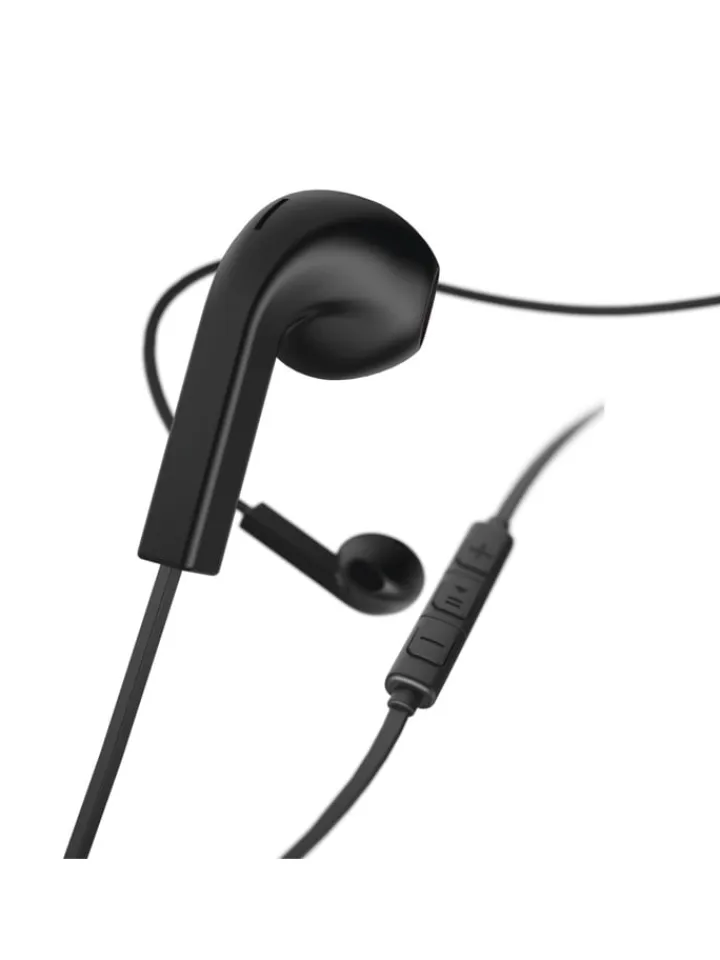Hama Tv & Audio<Advance In-Ear Kopfhörer, kabelgebunden, Schwarz in Schwarz