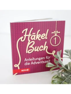 ROTH Adventskalender<Adventskalender - Wollkram - gefüllt, Häkelnadeln, Wolle, Anleitung in Bunt