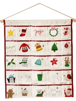 The Wild Hug Adventskalender<Adventskalender "Christmas" in Creme/ Bunt - (L)75 x (B)65 cm