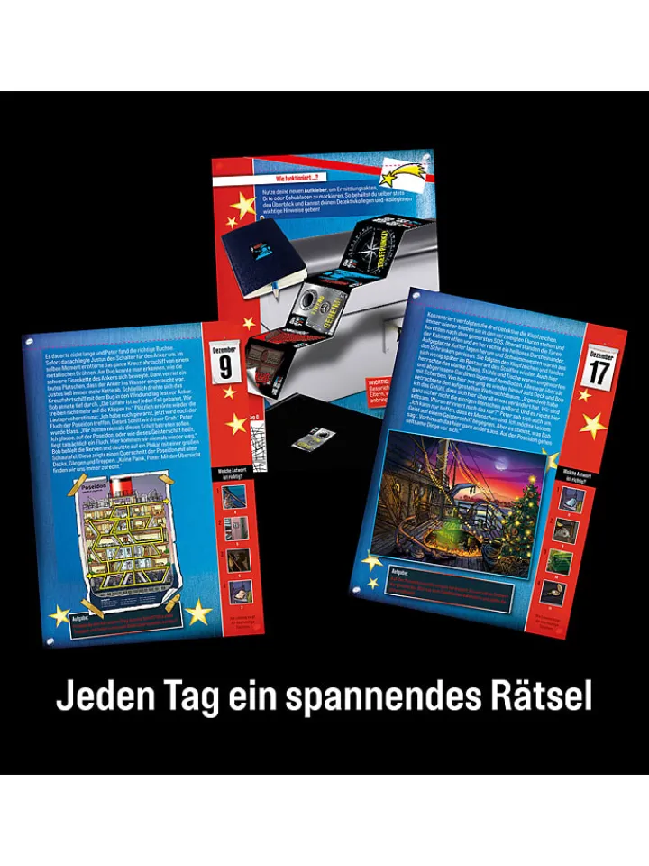 Kosmos Adventskalender<Adventskalender "Die drei ???" - ab 8 Jahren