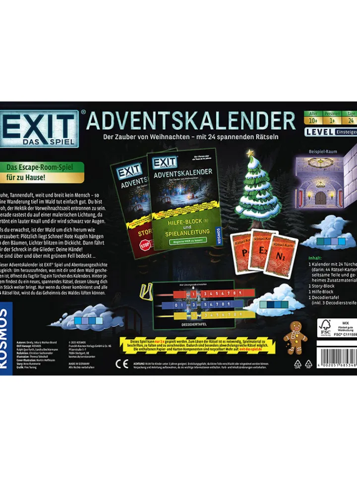 Kosmos Adventskalender<Adventskalender "Exit" - ab 10 Jahren