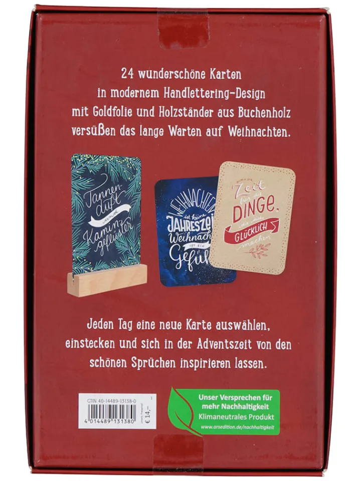 ars edition Adventskalender<Adventskalender "Ich hol dir die Zimtsterne vom Himmel"