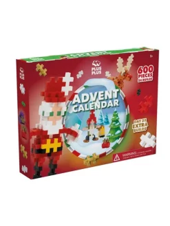 PLUS PLUS Adventskalender<Adventskalender "Plus-Plus Weihnachtsdorf" - ab 5 Jahren