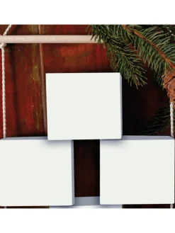 ROTH Adventskalender<Adventskalender Rohling zum Gestalten und Füllen, 24er Boxen-Kette in Weiß