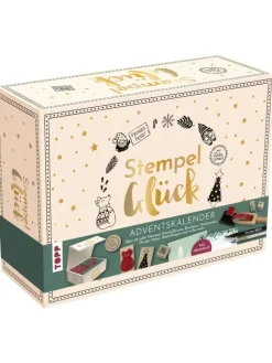 frechverlag Adventskalender<Adventskalender Stempel-Glück. Mehr als 24 Stempel, Anleitungsbuch und...