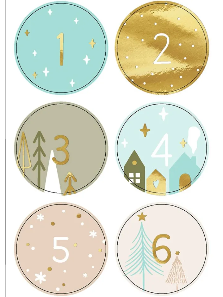 URSUS Adventskalender<Adventskalender "Sweet home" in Bunt