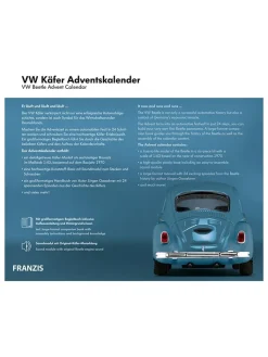 FRANZIS Adventskalender<Adventskalender "VW Käfer" - ab 14 Jahren