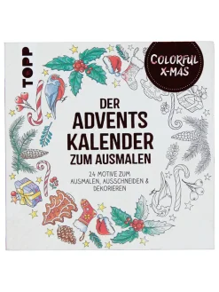 Frech Adventskalender<Adventskalender zum Ausmalen "Colorful Christmas"