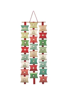 ROTH Adventskalender<Adventskalender zum Befüllen - 24er Kissenverpackungs-Kette in Bunt