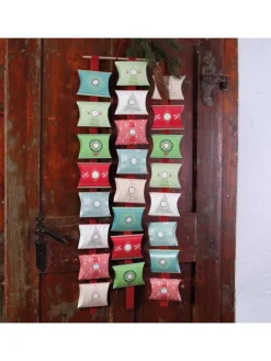 ROTH Adventskalender<Adventskalender zum Befüllen - 24er Kissenverpackungs-Kette in Bunt